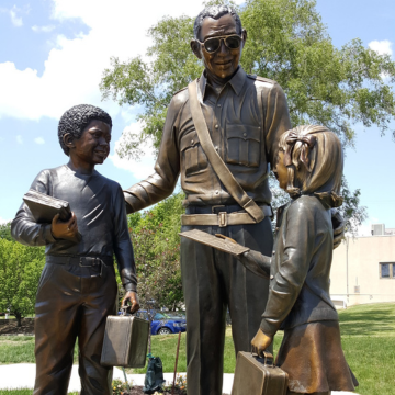 Photo of the China Slaughter Reading Park Statue