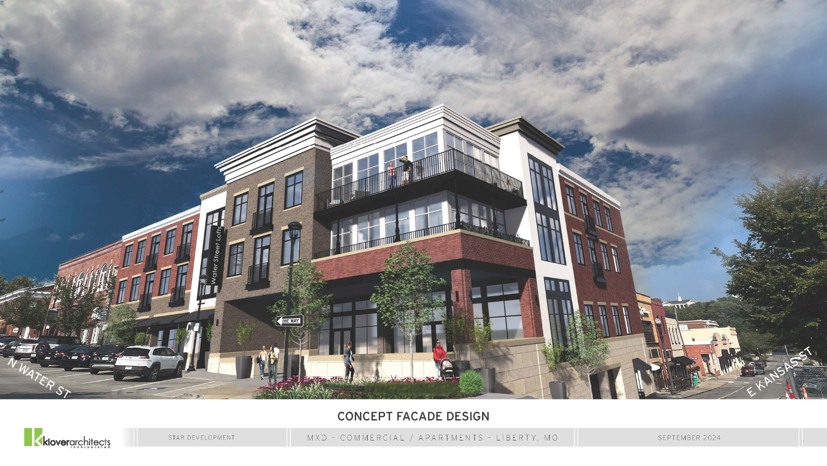 View from Kansas Street of the Water Street Lofts