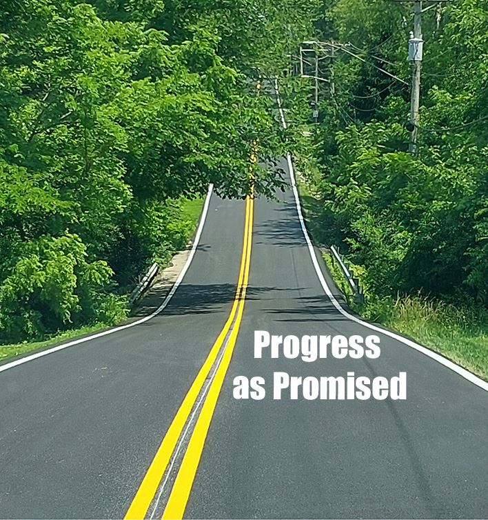 Street Overlay Progress as Promised