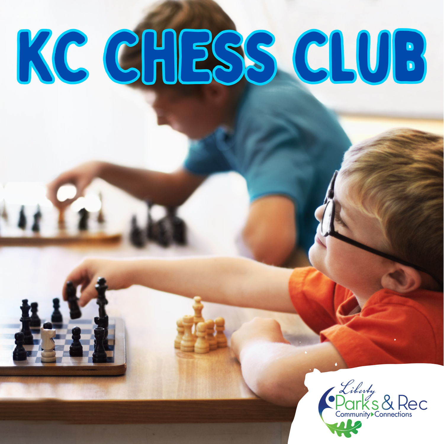 KC Chess Club, kids playing chess