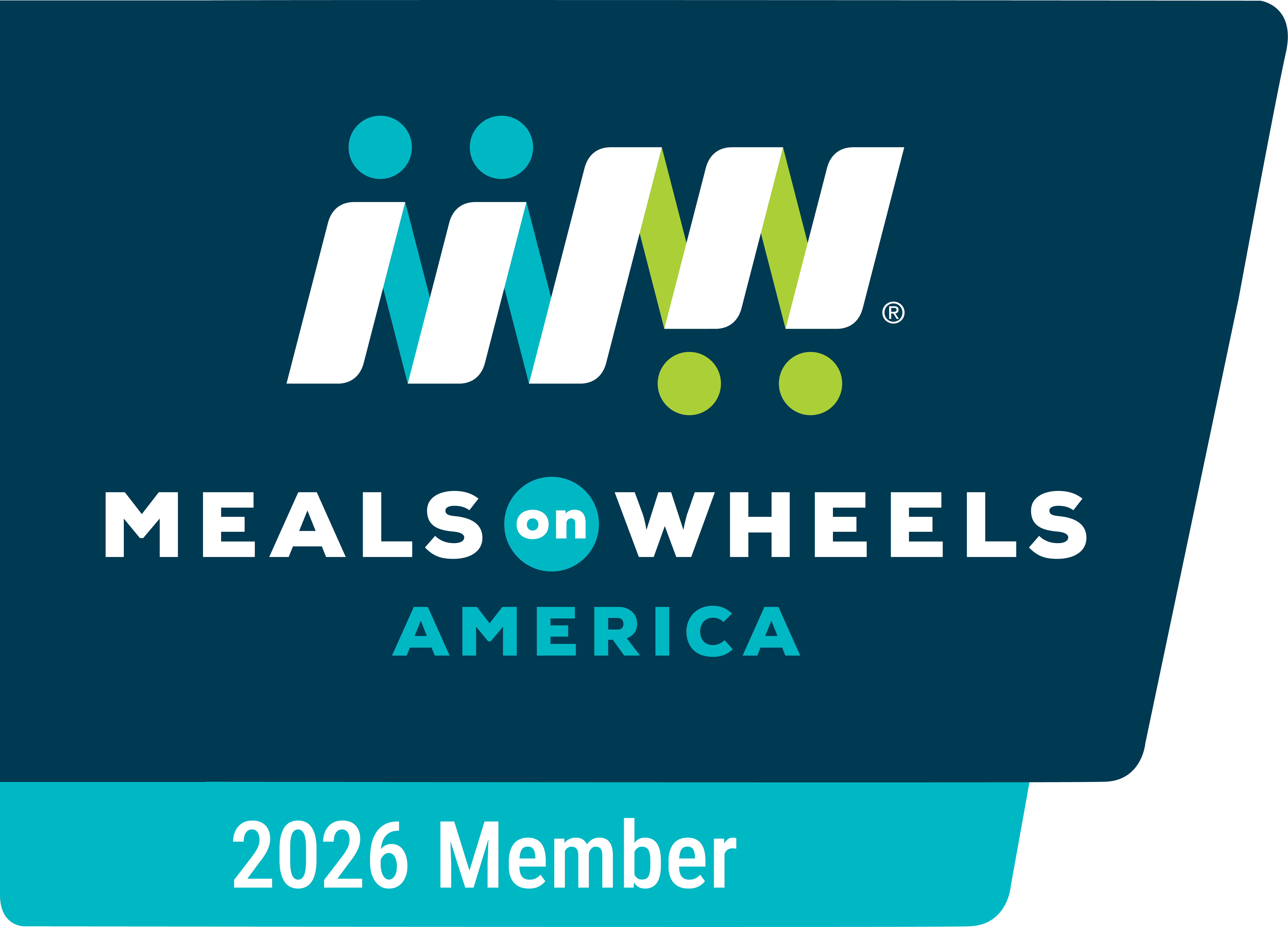 Meals On Wheels America logo, 2026 member